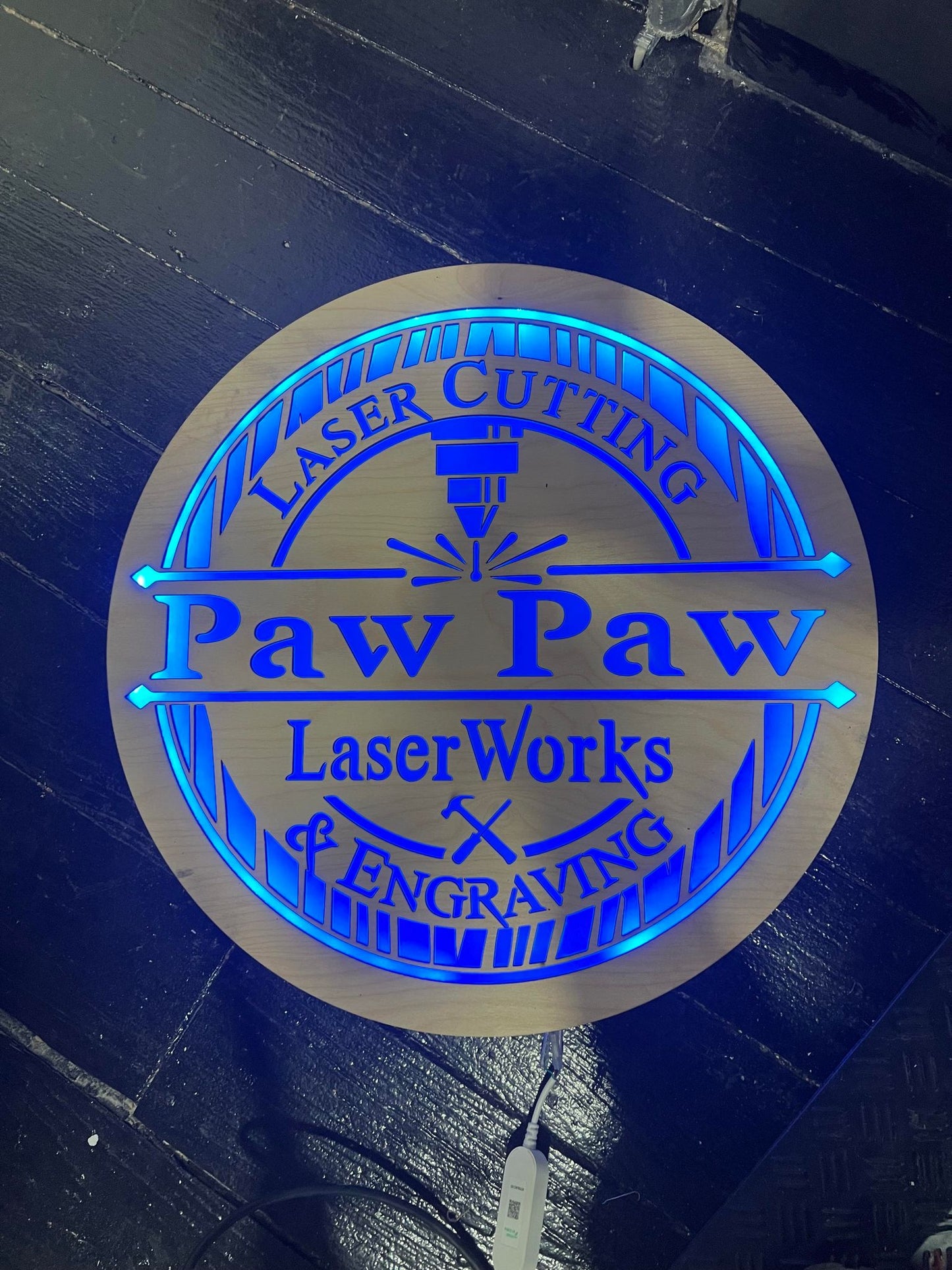 18" Lighted Logo Sign