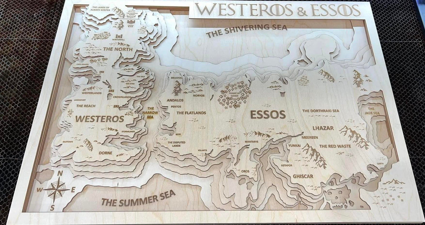 Game of Thrones Westeros & Essos