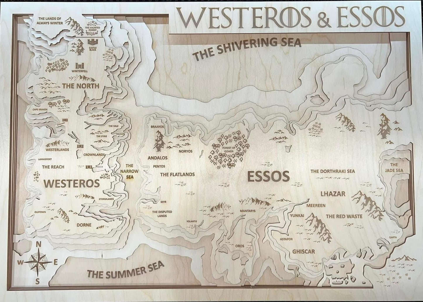 Game of Thrones Westeros & Essos