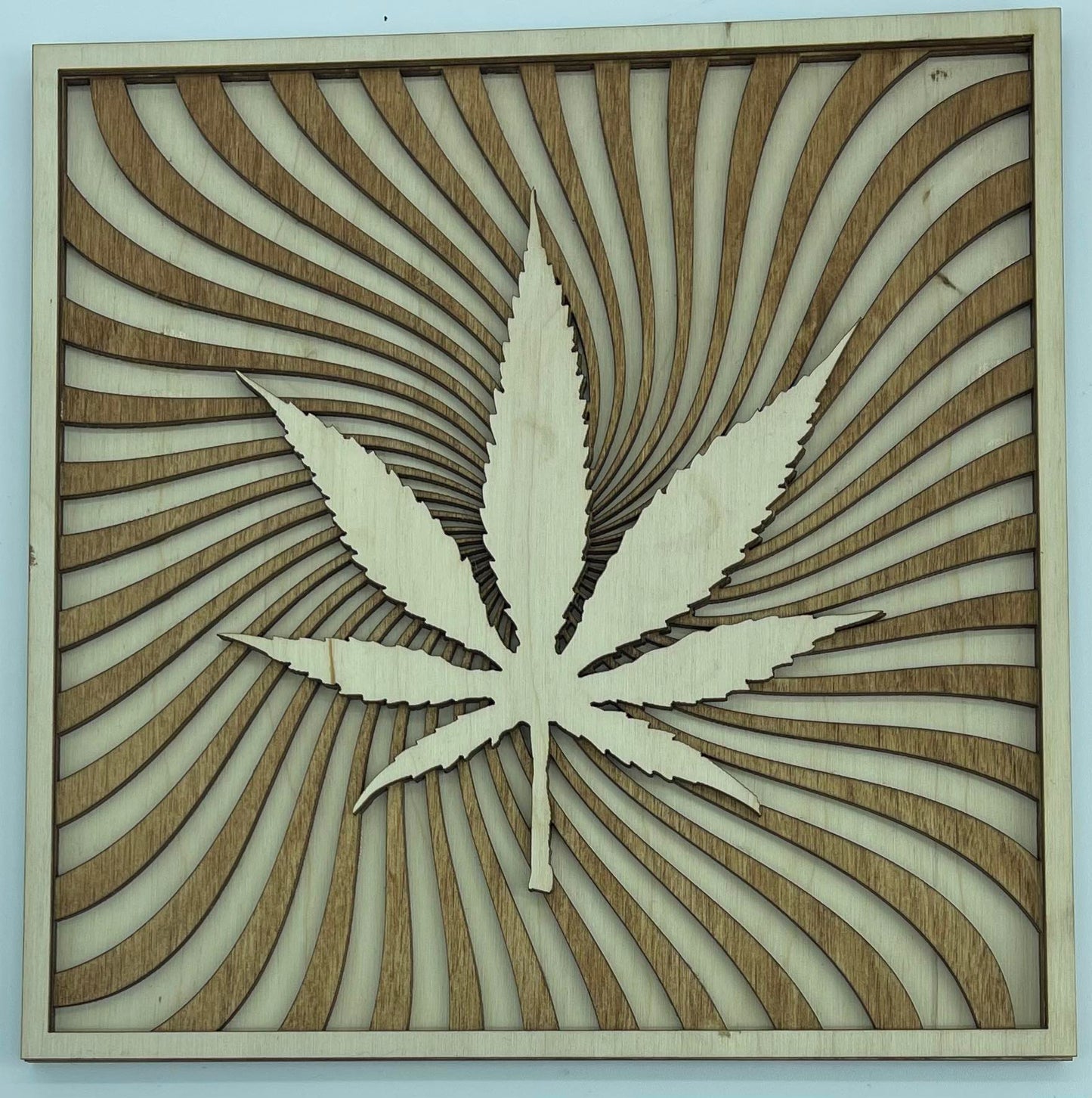 Psychedelic Leaf Wall Art