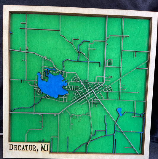 Village of Decatur, MI mini map