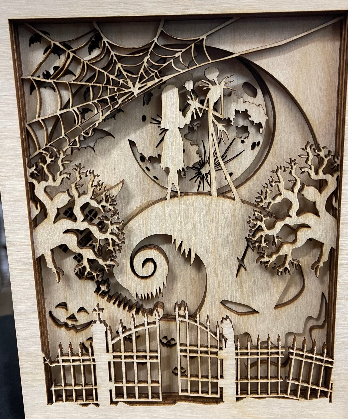 3D Movie Scene Shadow Box