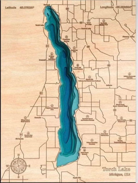 Bathometric Map of your lake!