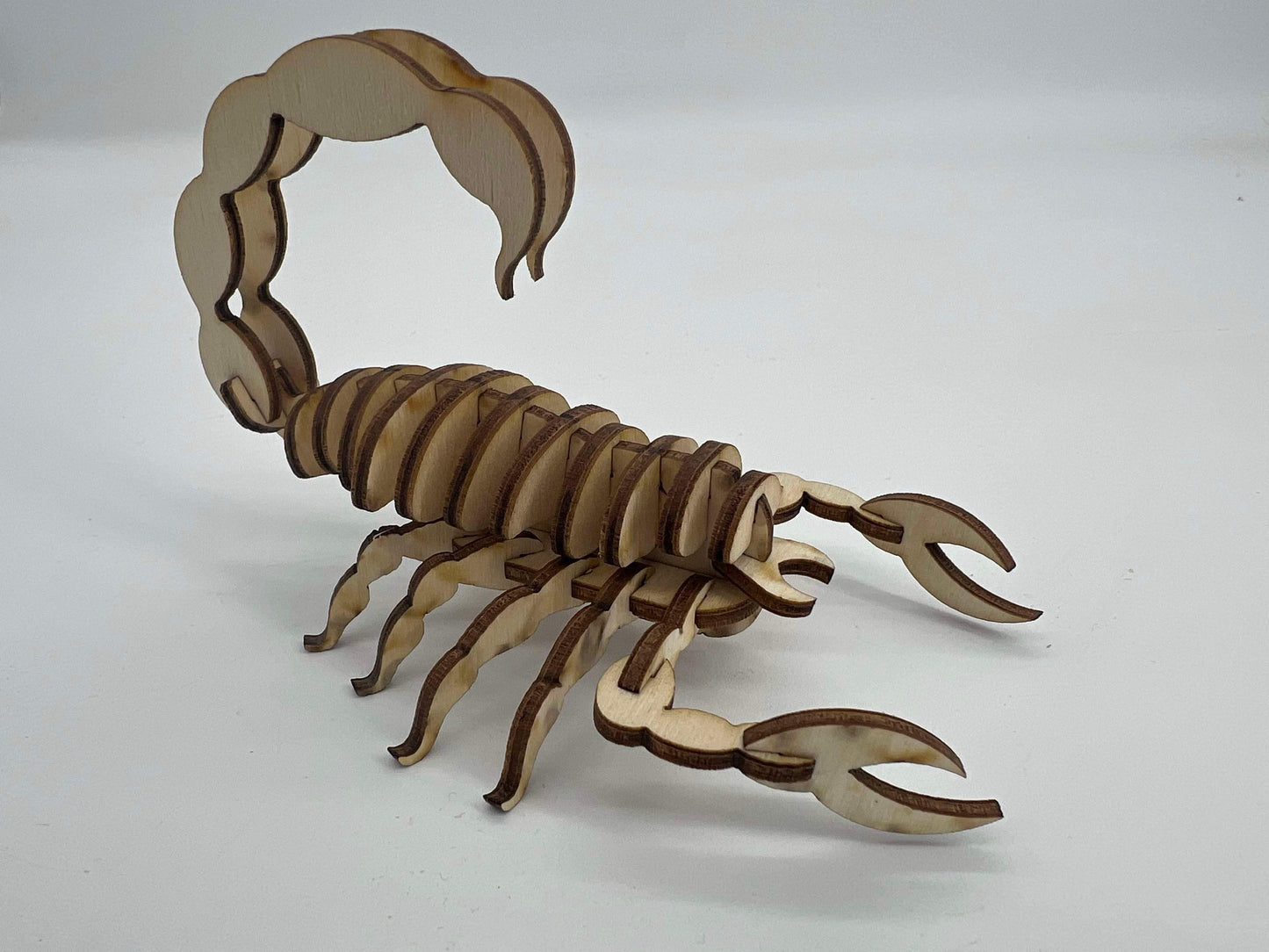 Unassembled Scorpion Model