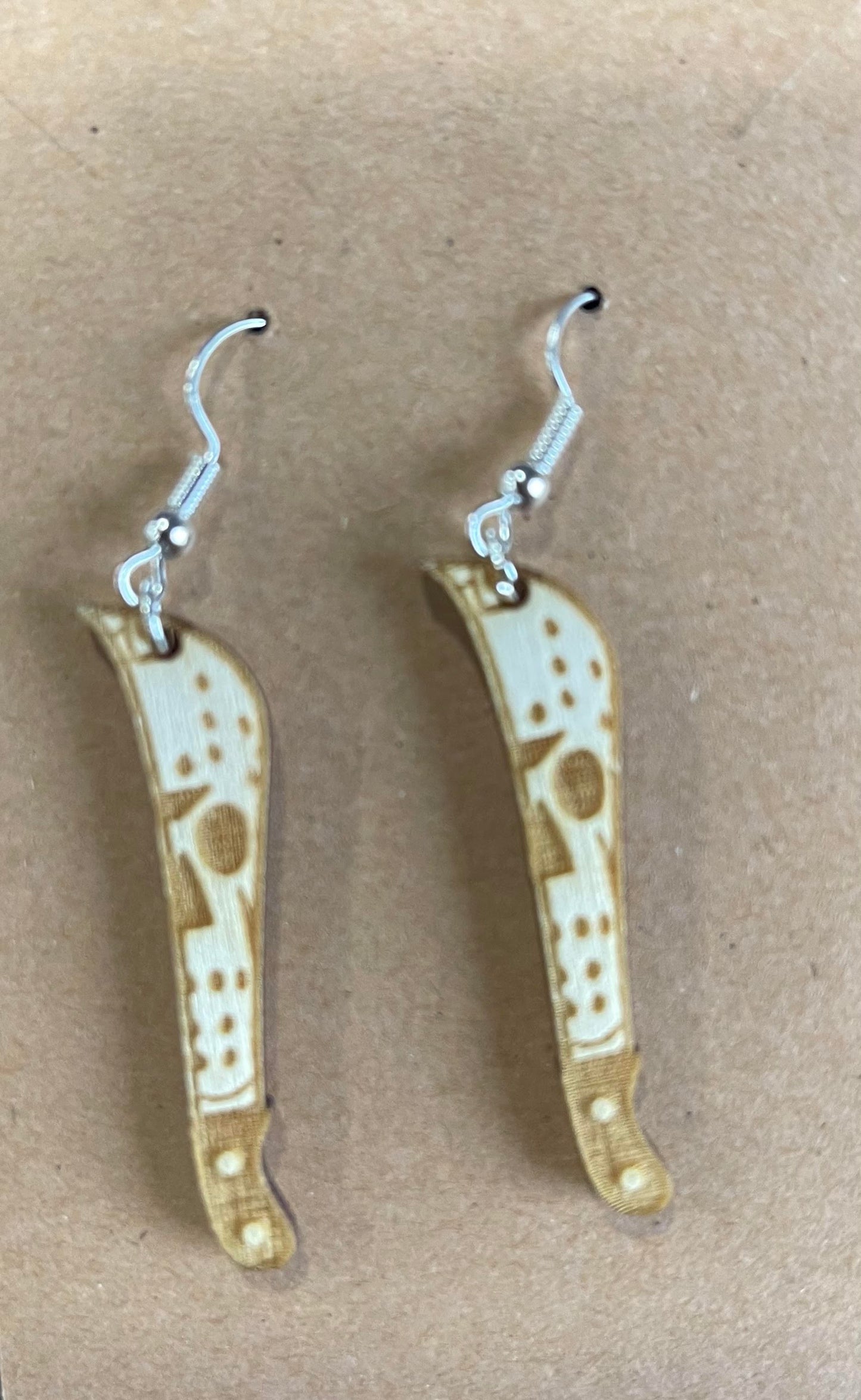 Halloween Knife Earring