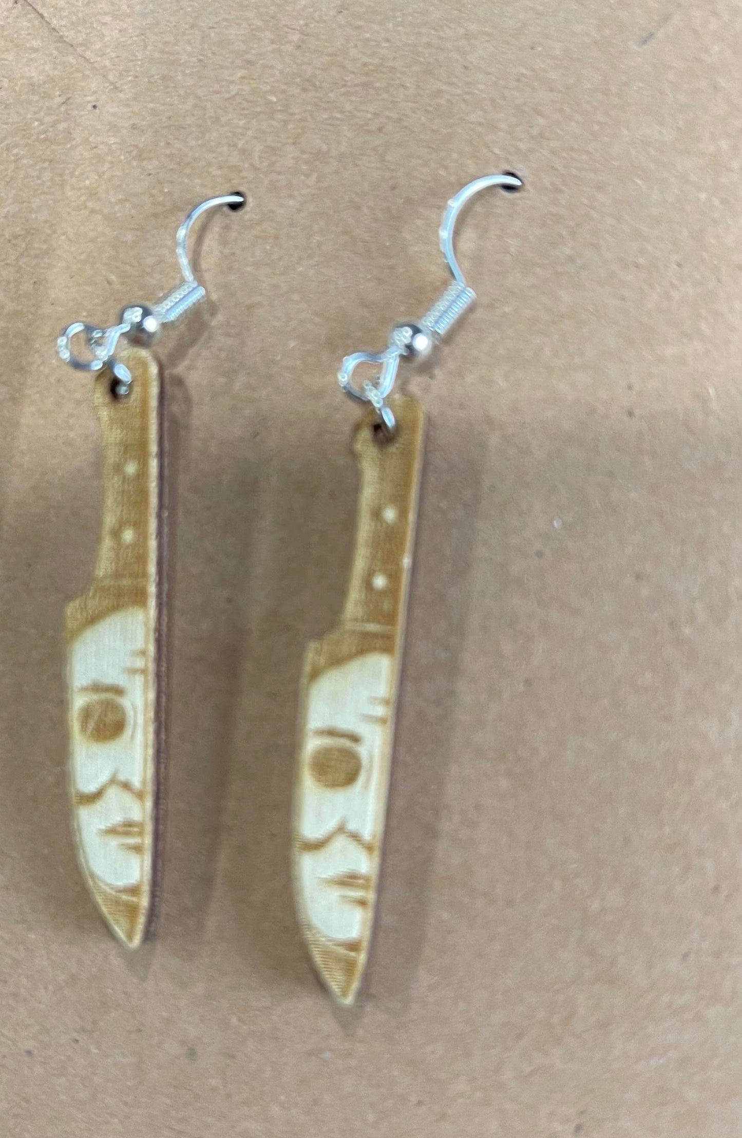 Halloween Knife Earring