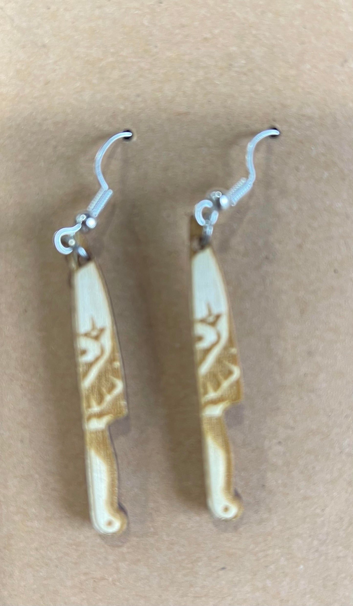 Halloween Knife Earring